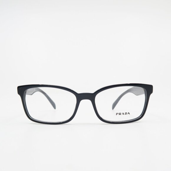Prada VPR 18T 1AB-1O1 53mm Black Rectangle New Women's Eyeglasses Frames. - Picture 2 of 8